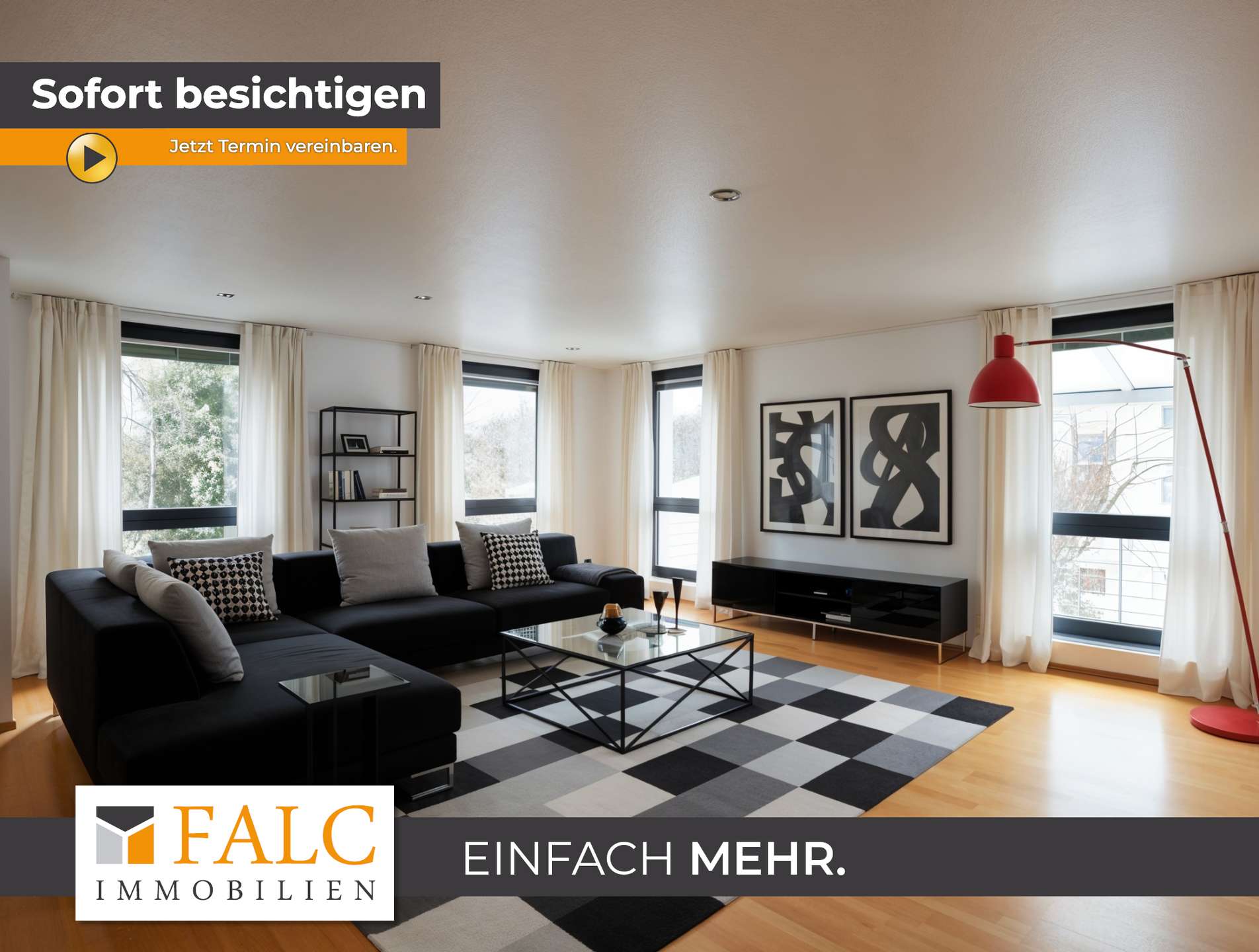 Wohnbereich - Möblierungsbeispiel